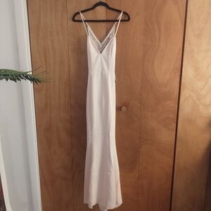 Lovers And Friends Formal Gown Pale Pink Spaghetti Strap Dress Sz 4